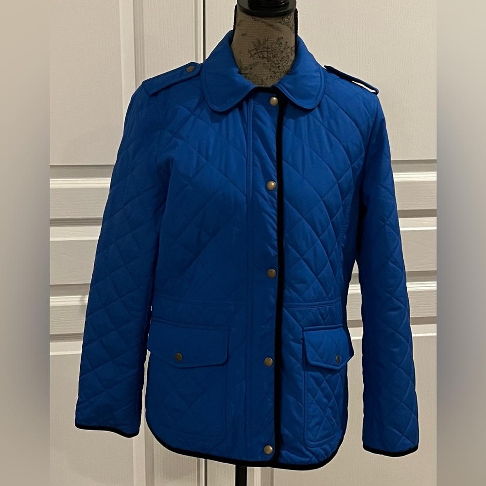 Talbots Royal Blue Quilted Women's Jacket